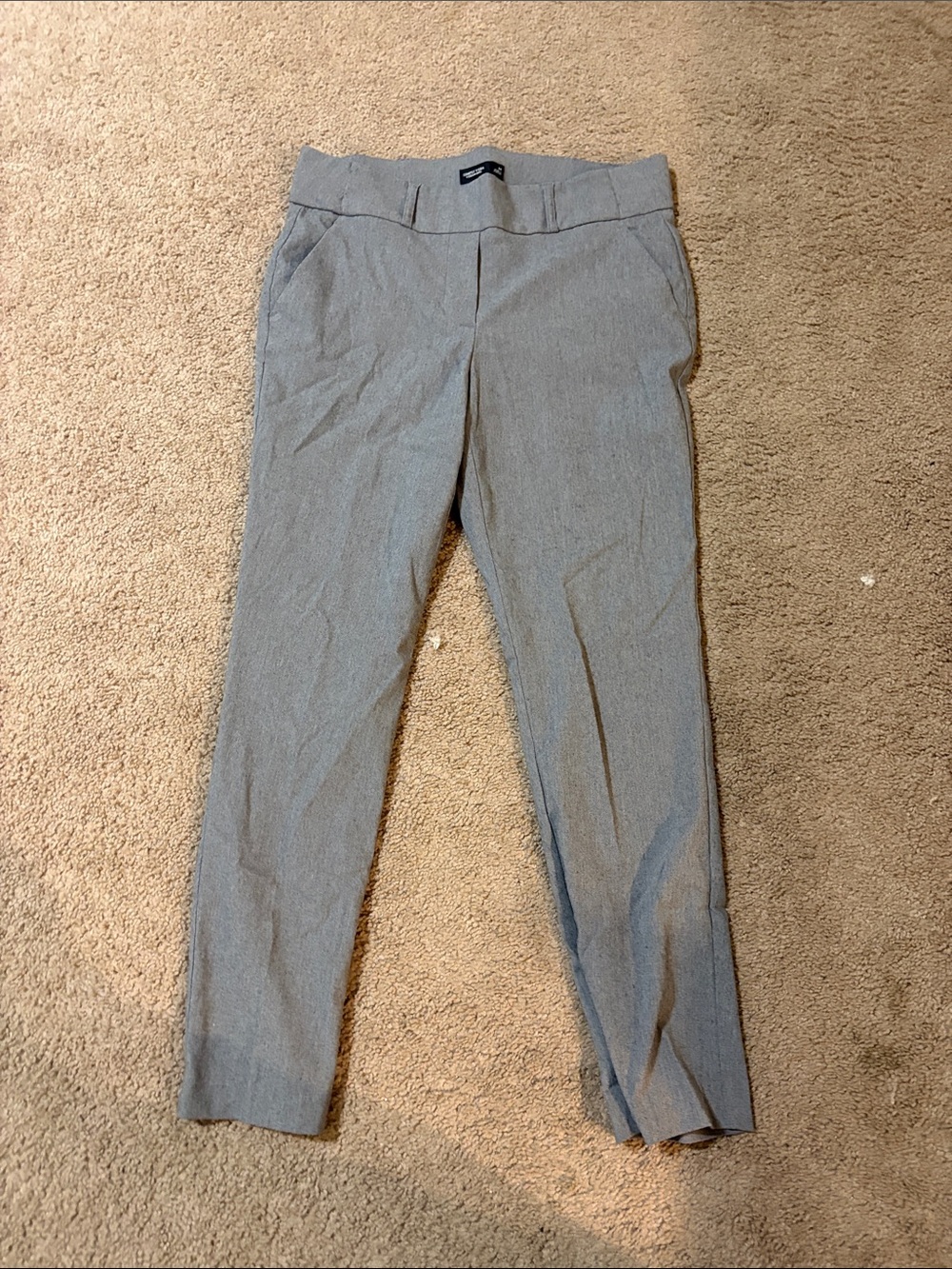Simply Vera Tailored Gray cropped ankle Women's Dress Pants